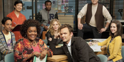 The cast of the US sitcom Community.