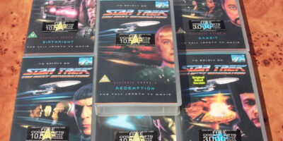 Star Trek The Next Generation on UK VHS Tape.