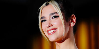 Dua Lipa looking glam.