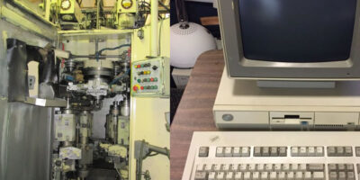 An AM2 and an IBM PS/2 Model 30