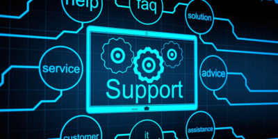 A representation of application support.