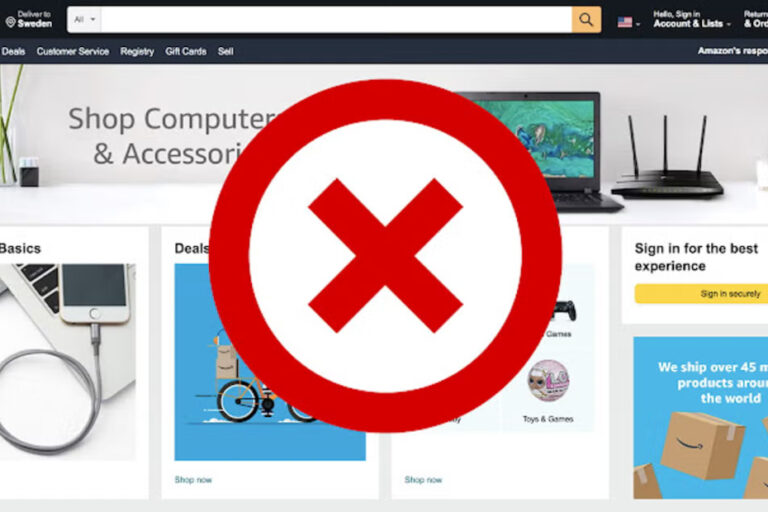 No Amazon!