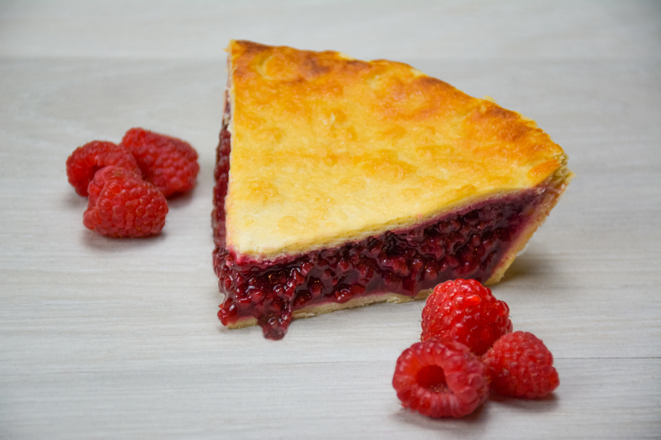 An actual, real raspberry pie