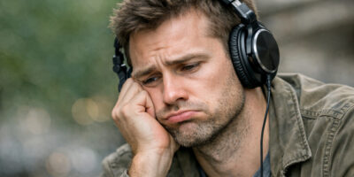 A musically disappointed person.
